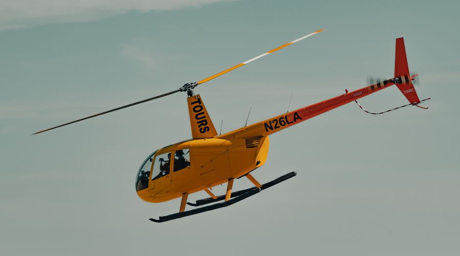 tour en helicóptero
